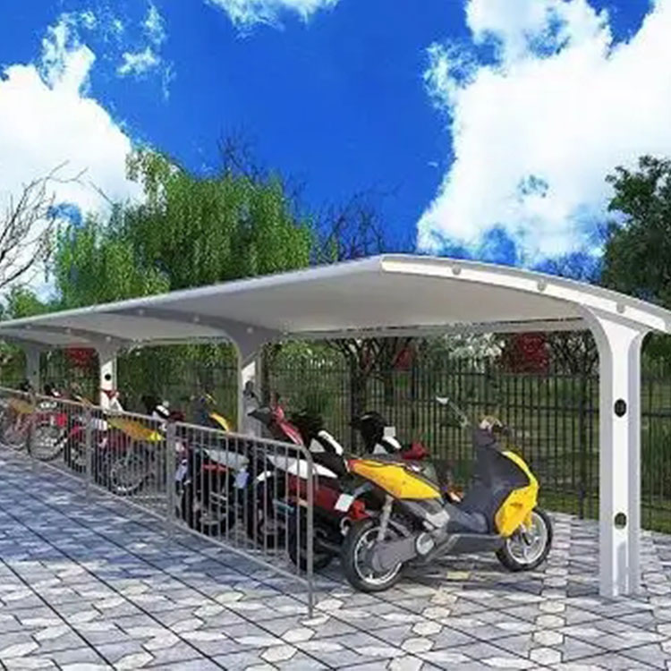 华池县膜结构电动车棚